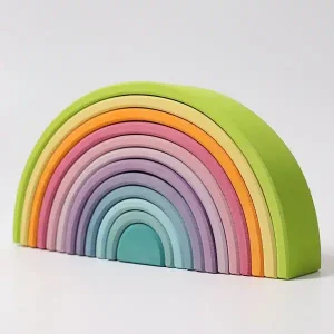 Grand arc-en-ciel pastel en bois – Grimm’s