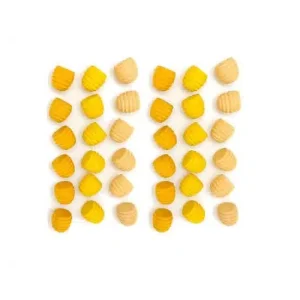 36 Ruches en bois (jaune) – Mandala – Grapat