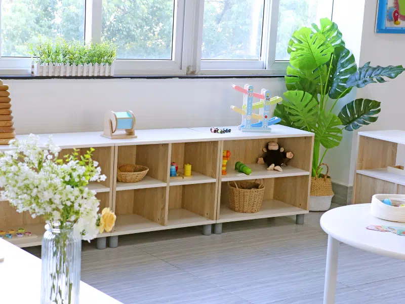 Meuble de rangement à dos fermé – 4 compartiments et 2 étages – Image 5