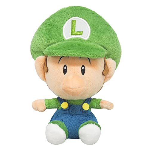Peluche Baby Luigi 16cm – Doudou Nintendo Super Mario
