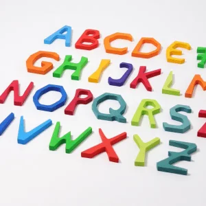 Lettres anthroposophiques en bois (A à Z) – Unitaire – Grimm’s