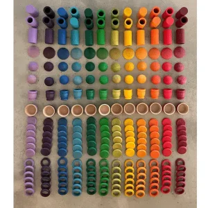 Ensemble de pièces détachées colorées pour groupe – 240 morceaux – Grapat